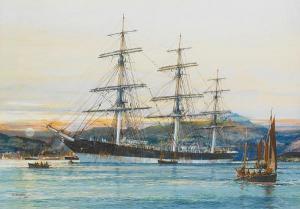 SUTHERLAND John Robert 1870-1933,The square-rigged Australian clipper,1930,Bonhams GB 2011-03-22