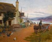SUTHERS Leghe 1856-1924,Outside 'The Ship' at Porlock, Somerset,Sotheby's GB 2007-11-21