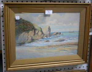 SUTTON Ernest E 1900-1900,Coastal Landscape and View of a Bay,1930,Tooveys Auction GB 2008-07-16