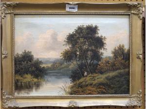 SUTTON James H 1800-1800,Figure on a river bank,Great Western GB 2018-08-11