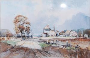 SUTTON John 1935,Horse and cart approaching farmstead,Lacy Scott & Knight GB 2017-03-11