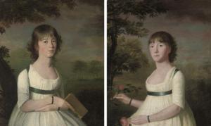SUTTON John 1800-1800,Portrait of a young girl, half-lengh in a white dr,Christie's GB 2007-10-31