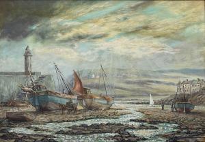 SUTTON Keith 1924-1991,Harbour at Low Tide,David Duggleby Limited GB 2022-10-22