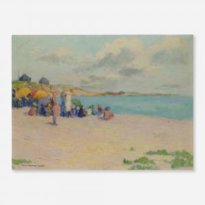 SUTTON Ruth Haviland 1898-1960,Bathing Beach at Nantucket,Toomey & Co. Auctioneers US 2023-10-10