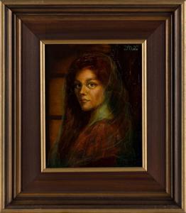 SUTZKEVER Rina 1945,Portrait of a woman,20th Century,Eldred's US 2023-04-20