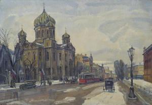 SUVOROV Igor Vladimirovich 1932,Vvedensky Cathedral. St. Petersburg,1991,Sovcom RU 2023-09-26
