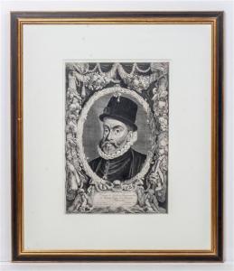 SUYDERHOEF Jonas 1613-1686,Portrait of Philip II of Spain and Portrait of Phi,Hindman US 2018-11-06