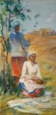SUZKOV W.U 1900,Two women in a landscape,1980,Rosebery's GB 2017-05-20