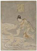 SUZUKI HARUNOBU 1725-1770,Chofu no Tamagawa (The Jewel River at Chofu),1768,Christie's GB 2021-12-14