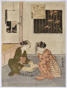 SUZUKI HARUNOBU 1725-1770,Tôi no Tamagawa, Settsu no meisho,Beaussant-Lefèvre FR 2024-02-02