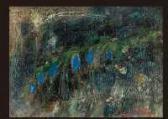 SUZUKI Kiyoshi,Flowers in the Rock Mountain,1987,Mainichi Auction JP 2010-02-06