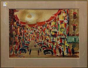 Suzuki Lewis 1920,China Town, S.F.,Clars Auction Gallery US 2013-03-16