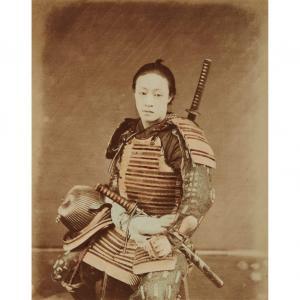 SUZUKI Shinichi II 1835-1918,Actor in Samurai Armor,William Doyle US 2015-11-23