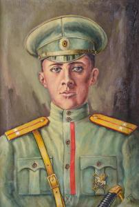 SVEDOMSKAJA Anna Aleksandrovna 1898-1973,Ritratto di militare,Cambi IT 2021-03-18