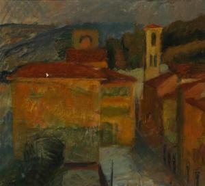 SVEINSDOTTIR Juliana 1889-1966,View from San Cataldo,Bruun Rasmussen DK 2022-04-05