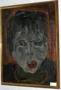 SVENSSON Wiking 1915-1979,porträtt av kvinna,Crafoord SE 2014-05-03