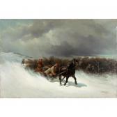 SVERCHKOV Nikolai Egorovich 1817-1898,chase through the snow,Sotheby's GB 2006-06-01