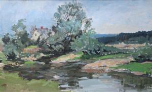 Svirsky Vitold 1919-1991,The river,Antonija LV 2023-08-06