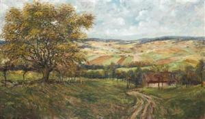 SVOBODA Jaroslav 1879,Autumn Landscape,1879,Palais Dorotheum AT 2017-05-27