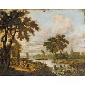 SWAINE Francis 1725-1782,CATTLE AND SHEEP IN A RIVER LANDSCAPE,Sotheby's GB 2005-10-04