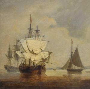 SWAINE Francis 1725-1782,Coastal shipping scene,Clevedon Salerooms GB 2024-03-14