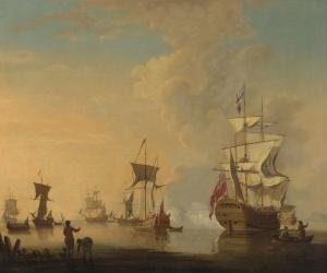 SWAINE Francis 1725-1782,Marine par temps calme,Artcurial | Briest - Poulain - F. Tajan 2023-09-26