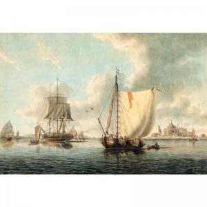 SWAINE Francis 1725-1782,SHIPPING OFF HURST CASTLE; SHIPPING OFF CALSHOT CA,Sotheby's GB 2005-10-04
