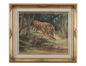 SWAN Cuthbert Edmund 1870-1931,A Stalking Tiger,Adams IE 2020-12-02