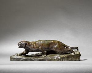 SWAN John Macallan 1847-1910,Stalking Panther,Sotheby's GB 2022-04-06