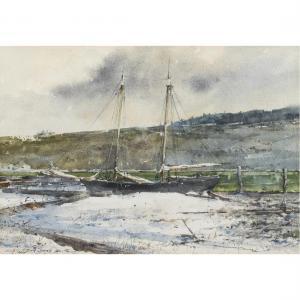 SWAN John 1948,Marina Landscape,1976,Clars Auction Gallery US 2024-06-20