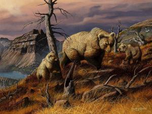 Swanson Gary Robert 1941-2010,High Country Grizzlies,Scottsdale Art Auction US 2023-08-26