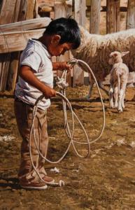 SWANSON Ray 1937-2004,Gotta Get This Rope A Workin?,Scottsdale Art Auction US 2024-04-12