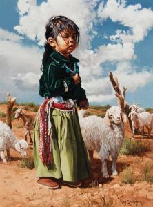 SWANSON Ray 1937-2004,Navajo Companions,1992,Scottsdale Art Auction US 2024-04-12