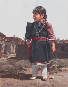 SWANSON Ray 1937-2004,Pueblo Girl,Bonhams GB 2023-11-07