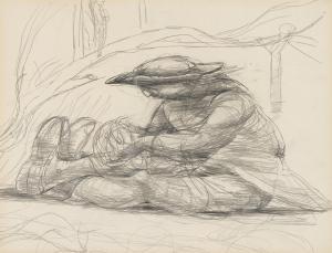 SWANWICK Betty 1915-1989,Preparatory Sketch for The Wilderness Regained,1974,Bonhams GB 2024-03-27