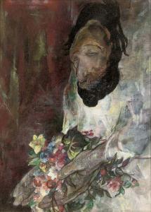SWANZY Mary 1882-1978,Figure with flowers,Christie's GB 2007-05-10