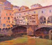 SWATSLEY John 1937,Beneath the Ponte Vecchio,Dargate Auction Gallery US 2017-03-05