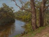SWEATMAN Jo, Estelle Mary 1872-1956,River Landscape,Leonard Joel AU 2021-10-19