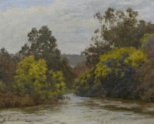 SWEATMAN Jo, Estelle Mary 1872-1956,River Landscape,Leonard Joel AU 2021-10-19