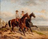 SWEBACH Edouard Bernard 1800-1870,Deux cavaliers,Digard FR 2022-02-15