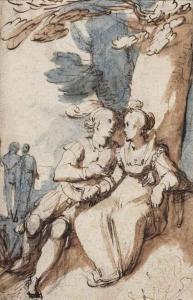 SWEELINCK Gerrit Pietersz 1566-1610,An amorous couple,Christie's GB 2015-05-13