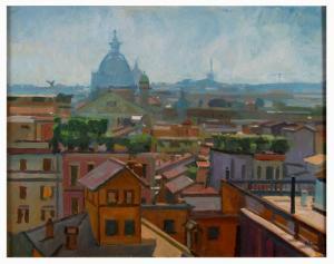 sweeney r,Overview of Rome with St. Peter's in distance,CRN Auctions US 2009-04-26