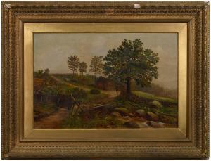 SWEET George 1885-1896,Landscape,1877,Brunk Auctions US 2018-11-16