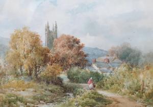 SWEET Walter Henry 1889-1949,View at Widdecombe in the Moor,Gorringes GB 2023-01-23