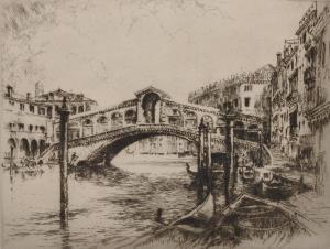 SWEET William Henry 1889-1943,A View of the Rialto Bridge, Venice,John Nicholson GB 2019-05-01
