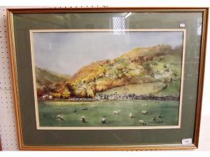 SWEETINGHAM John,landscape with sheep,Smiths of Newent Auctioneers GB 2016-04-08