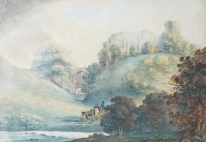 SWETE John 1752-1821,The ruins of Rosslin Castle,1821,Bellmans Fine Art Auctioneers GB 2023-01-17