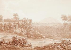 SWINBURNE Edward,Roman landscape with Mount Soracte in the distance,Woolley & Wallis 2021-08-11