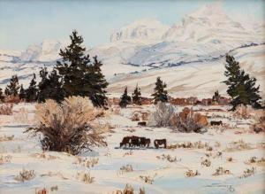 SWINNEY Carol 1950,Winter in the Du Noir Valley,Hindman US 2020-06-04
