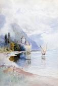 SWINSTEAD George Hillyard 1860-1926,Chateau Chillon, Lake Geneva,Bonhams GB 2012-01-04
